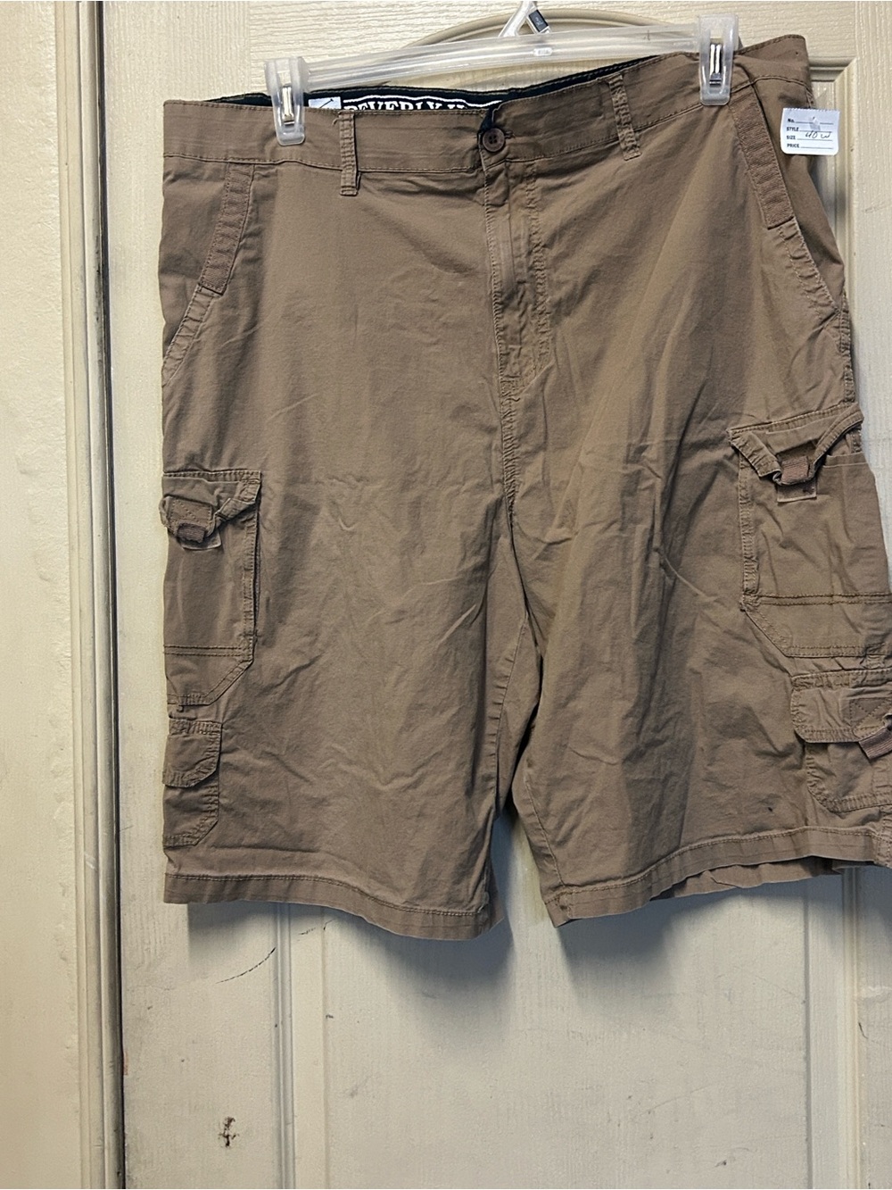 Beverly Hills Polo Club Men's Tan Cargo Shorts BBR